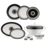 Hera 60 Parça Yemek Takımı Siyah – STANDART