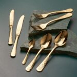 Antıque 84 Parça Kaşık Takımı Titanyum Altın – ALTIN