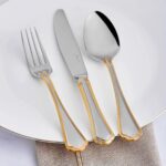 1400 84 Parça Kaşık Takımı Altın – STANDART