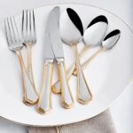 1400 84 Parça Kaşık Takımı Altın – STANDART - Görsel 2