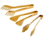 Steel 3lü Maşa Tıtanyum Gold – STANDART