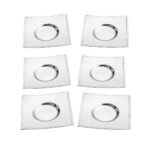 Timeless Cubic 6lı Çay Tabağı Takımı – STANDART