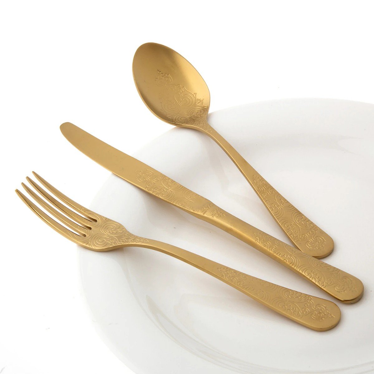 160557-0-antique-84-parca-kasik-takimi-titanyum-mat-altin-014715385c31 Antıque 84 Parça Kaşık Takımı Titanyum Mat Altın – STANDART - Görsel 1