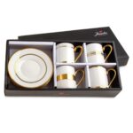 Luces 4lü Kahve Fincan Takımı Altın – STANDART - Görsel 2