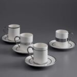 Luces 4lü Kahve Fincan Takımı Platin – STANDART - Görsel 4