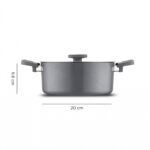 Swıss Crystal 7 Parça Tencere Seti Grey – STANDART - Görsel 3