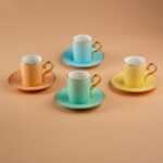 Soft Mix 4lü Kahve Fincan Takımı Multıcolor – STANDART - Görsel 2