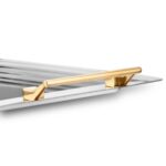 Taranto Büyük Tepsi Çelik Gold – STANDART - Görsel 4
