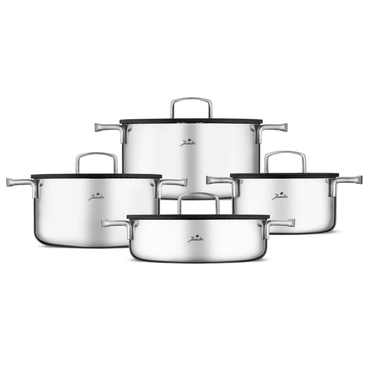 160575-0-weston-8-parca-tencere-takimi-016cfe508dca Weston 8 Parça Tencere Takımı – STANDART - Görsel 1