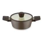 Swıss Crystal 7 Parça Tencere Seti Kahverengi – STANDART - Görsel 2