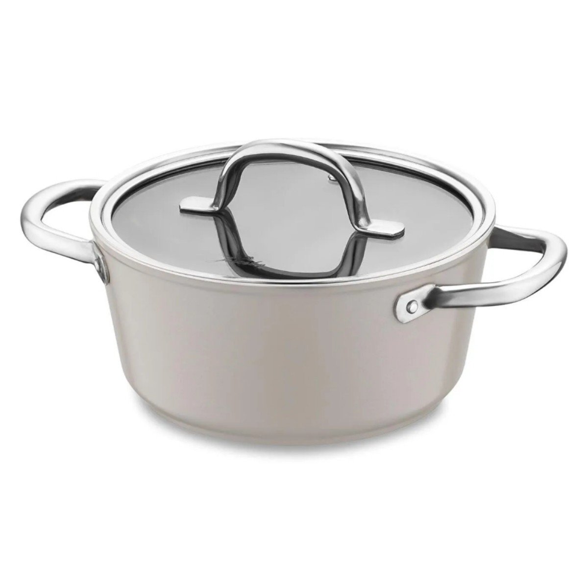 160586-0-swiss-crystal-20cm-derin-tencere-bej-016cfe508dca Swıss Crystal 20cm Derin Tencere Bej – STANDART - Görsel 1