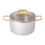 Assos Midi 3lü Tencere Takımı Titanyum Gold – STANDART - Görsel 6