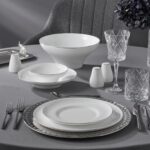 Laurel 55 Parça Yemek Takımı Platın – STANDART