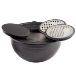 Globe 5 Parça Rendeli Saklama Kabı Mat Siyah – MAT SİYAH