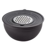 Globe 5 Parça Rendeli Saklama Kabı Mat Siyah – MAT SİYAH - Görsel 3