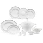 Lace Leaf 62 Parça 12 Kişilik Yemek Takımı – STANDART