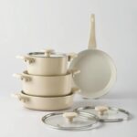 Swıss Crystal Dark Cream 7 Parça Tencere Takımı – STANDART