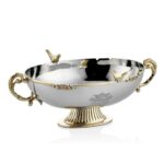 1mg-98s Black Pearl Kuslu Kulplu Küçük Dekoratif Kase 35x17x15cm – STANDART