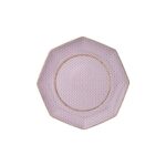 5ddc-b10130rd1 Kahvaltı Tabağı 21cm Pembe Regency Damask – STANDART