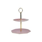 5ddc-csd20rd2 2 Katlı Kek Standı Pembe Regency Damask – STANDART