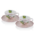5ddc-tss40hc2 2'li Kahve Fincanı Ve Tabağı Seti--horticool Pink – STANDART