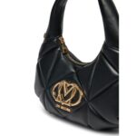 Love Moschino Jc4039pp1mlc0 000 Embossed Q Kadın Çanta – SİYAH - Görsel 3