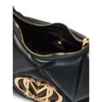 Love Moschino Jc4039pp1mlc0 000 Embossed Q Kadın Çanta – SİYAH - Görsel 5