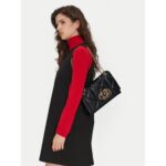 Love Moschino Jc4041pp1mlc0 000 Embossed Q Kadın Çanta – SİYAH - Görsel 2