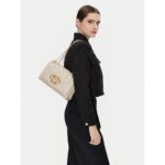 Love Moschino Jc4041pp1mlc0 110 Embossed Q Kadın Çanta – KREM - Görsel 2