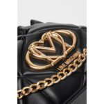 Love Moschino Jc4042pp1mlc0 000 Embossed Q Kadın Çanta – SİYAH - Görsel 3