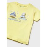 Mayoral 1059 Erkek Bebek Kısa Kollu Tshırt – SARI - Görsel 3