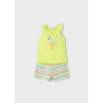 Mayoral 3214 Kız Çocuk Şort Takımı – YEŞİL - Görsel 2