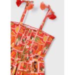 Mayoral 3877 Kız Çocuk Tulum – TURUNCU - Görsel 3