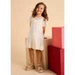 Mayoral 3909 Kız Çocuk Elbise – KREM - Görsel 3