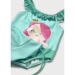 Mayoral 1764 Kız Bebek Mayo Ve Şapka – MAVİ-PEMBE - Görsel 5