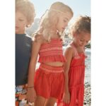 Mayoral 3216 Kız Çocuk Şort Takımı – KIRMIZI