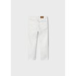 Mayoral 3553 Kız Çocuk Saten Pantolon – BEYAZ - Görsel 2