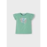 Mayoral 3015 Kız Çocuk Tshırt – YEŞİL - Görsel 2