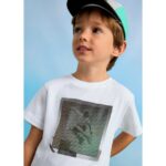 Mayoral 3035 Erkek Çocuk Tshırt – BEYAZ