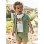 Mayoral 1241 Erkek Bebek Geniş Paçalı Şort – YEŞİL