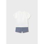 Mayoral 1252 Erkek Bebek Bermuda Takımı – MAVİ - Görsel 3