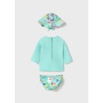 Mayoral 1669 Yenidoğan Kız Mayo Takımı – MAVİ-PEMBE - Görsel 2