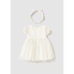 Mayoral 1902 Kız Bebek Elbise – KREM - Görsel 3
