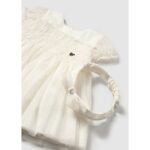 Mayoral 1902 Kız Bebek Elbise – KREM - Görsel 4