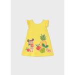 Mayoral 1927 Kız Bebek Baskılı Elbise – SARI