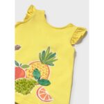 Mayoral 1927 Kız Bebek Baskılı Elbise – SARI - Görsel 3