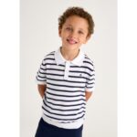 Mayoral 3104 Erkek Çocuk Tshırt – BEYAZ-LACİVERT