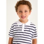 Mayoral 3104 Erkek Çocuk Tshırt – BEYAZ-LACİVERT - Görsel 2
