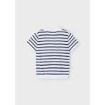 Mayoral 3104 Erkek Çocuk Tshırt – BEYAZ-LACİVERT - Görsel 5