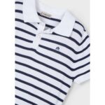 Mayoral 3104 Erkek Çocuk Tshırt – BEYAZ-LACİVERT - Görsel 6